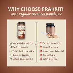 Prakriti Daily Nutrition Combo Pack (3 x 250g) | Kesar, Elaichi & Chocolate-5