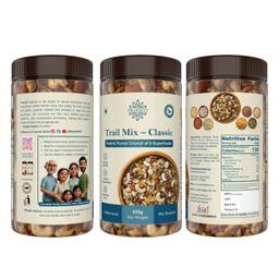 Prakriti Trail Mix Classic – Unflavored, Dry Roasted | Blend of 8 Superfood-7