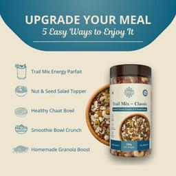 Prakriti Trail Mix Classic – Unflavored, Dry Roasted | Blend of 8 Superfood-4