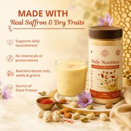 Prakriti Daily Nutrition Energy Powder (Kesar-Pista | 100% Natural)-1