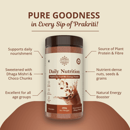 Prakriti Daily Nutrition Energy Powder (Chocolate | Dhaga Mishri)-4