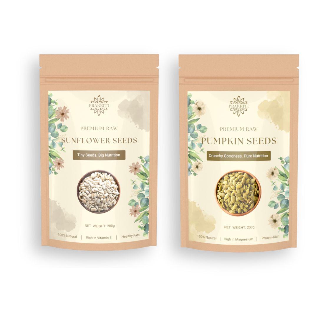 Sun & Strength Duo – Pumpkin & Sunflower Seeds